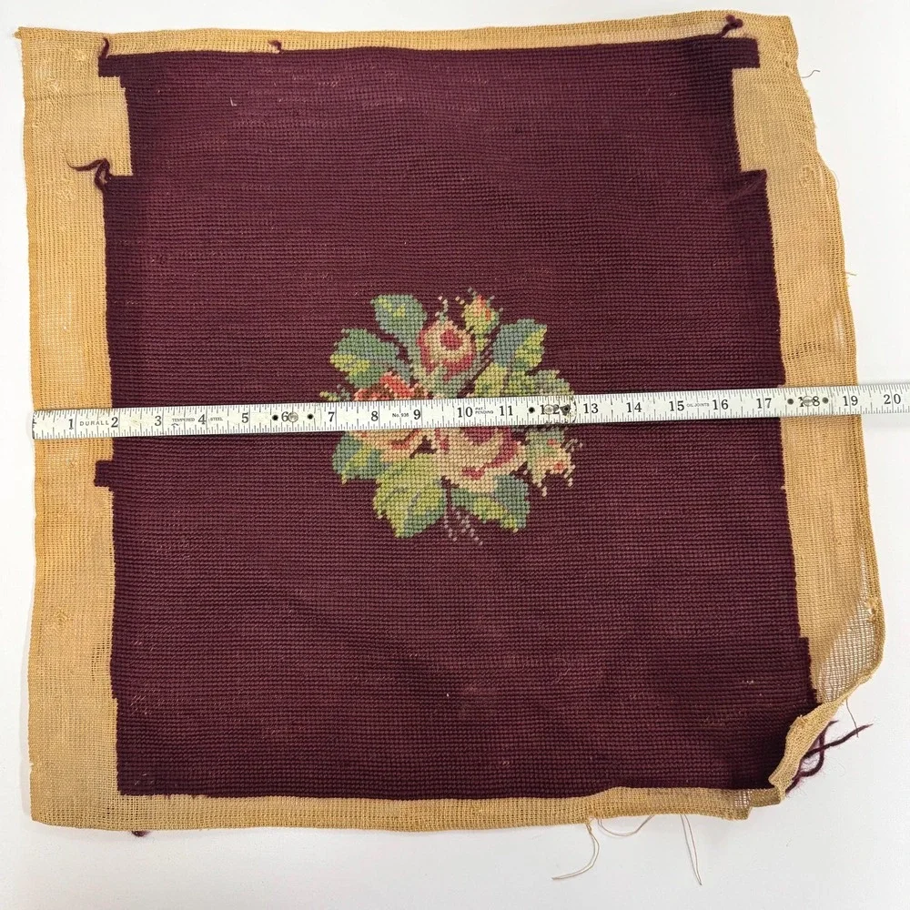 Vintage needlepoint tapestry-